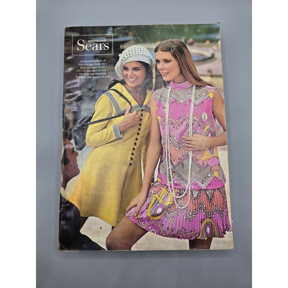 Vintage RARE 1970 Simpson Sears Catalog Spring And Summer‎